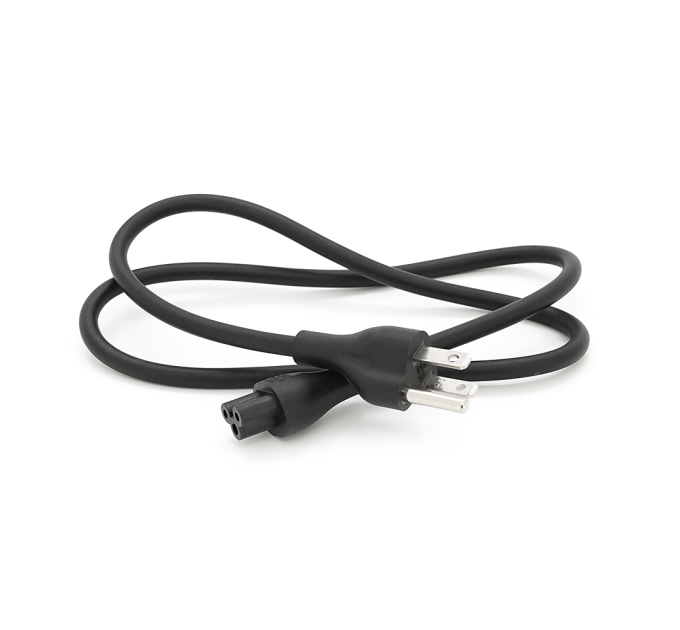 Кабель живлення USA 1m, 0.5mm, PC-184 / 2 B-C5 для ноутбука (американський роз'єм), Black, OEM Q25