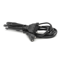 Кабель живлення 3.0m, 0.5mm, PC-184 / 2 CEE7 / 16-C7 2 pin (для побутової техніки), Black, OEM Q325