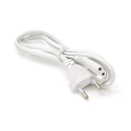 Кабель живлення 1.2m, 0.5mm, PC-184 / 2 CEE7 / 16-C7 2 pin (для побутової техніки), White, OEM Q500