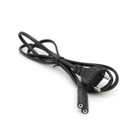 Кабель живлення 1.2m, 0.5mm, PC-184 / 2 CEE7 / 16-C7 2 pin (для побутової техніки), Black, OEM Q500