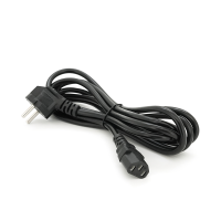 Кабель живлення Schuko PC-186 CEE7 / 7-C13, 3.0M, 0.75mm, OEM (євровилка) Q15