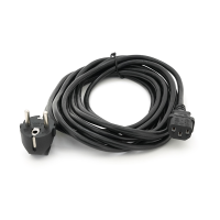 Кабель живлення Schuko PC-186 CEE7 / 7-C13, 5.0M, 1.0mm, OEM (євровилка) Q125
