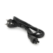 Кабель живлення Schuko PC-186 CEE7 / 17-IEC C5, 1.2M, 0.75mm, для ноутбука, OEM Q25 / 300