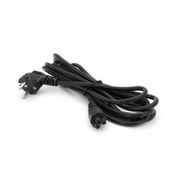 Кабель живлення Schuko PC-186 CEE7 / 17-IEC C5, 3.0M, 0.75mm, для ноутбука, OEM Q15 / 120