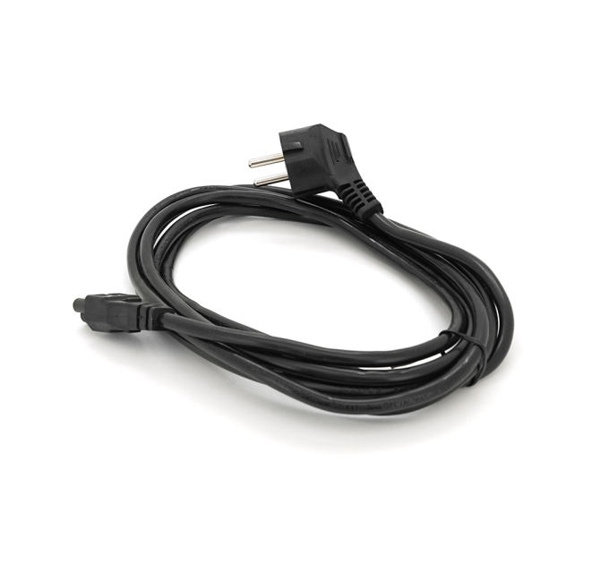 Кабель живлення Schuko PC-186 CEE7 / 7-IEC C5, 3.0M, 1.0mm, для ноутбука, OEM Q150