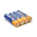 Батарейка сольова PKCELL 1.5V AAA / LR03, 4 штуки в shrink, Q10 / 300