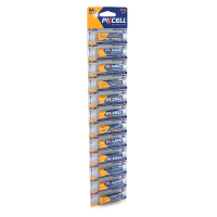 Батарейка сольова PKCELL 1.5V AA / R6, 12 штук у блістері ціна за блістер, Q10