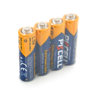 Батарейка сольова PKCELL 1.5V AA / R6, 4 штуки shrink ціна за shrink, Q15 / 144
