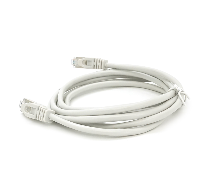 Патч-корд литий MERLION, FTP, RJ45, Cat.5e, 2m, сірий, CCA, Q200