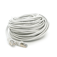 Патч-корд литий MERLION, FTP, RJ45, Cat.5e, 30m, сірий, CCA, Q200