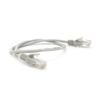 Патч-корд литий RITAR, CCA, UTP, RJ45, Cat.5e, 0,3m, сірий Q710