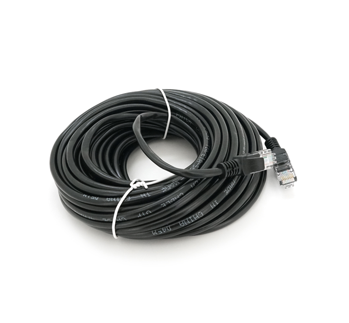Патч-корд литий RITAR, CCA, UTP, RJ45, Cat.5e, 15m, чорний Q100