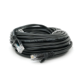 Патч-корд литий RITAR, CCA, UTP, RJ45, Cat.5e, 15m, чорний Q100