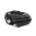 Патч-корд литий RITAR, CCA, UTP, RJ45, Cat.5e, 15m, чорний Q100
