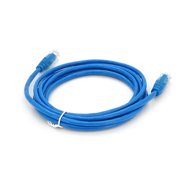 Патч-корд литий RITAR, CCA, UTP, RJ45, Cat.5e, 2m, синій Q750