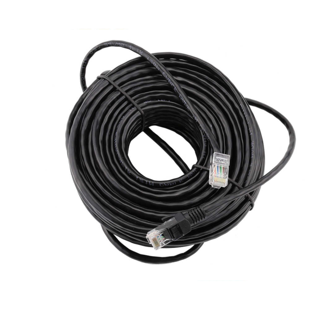 Патч-корд литий RITAR, CCA, UTP, RJ45, Cat.5e, 30m, чорний Q75