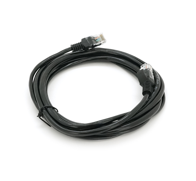 Патч-корд литий RITAR, CCA, UTP, RJ45, Cat.5e, 3m, чорний Q400