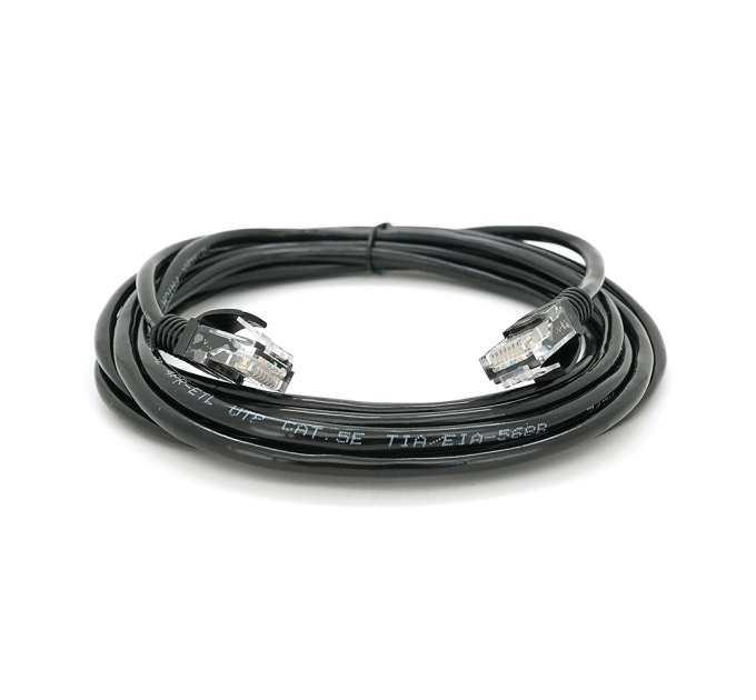 Патч-корд литий RITAR, CCA, UTP, RJ45, Cat.5e, 3m, чорний Q400