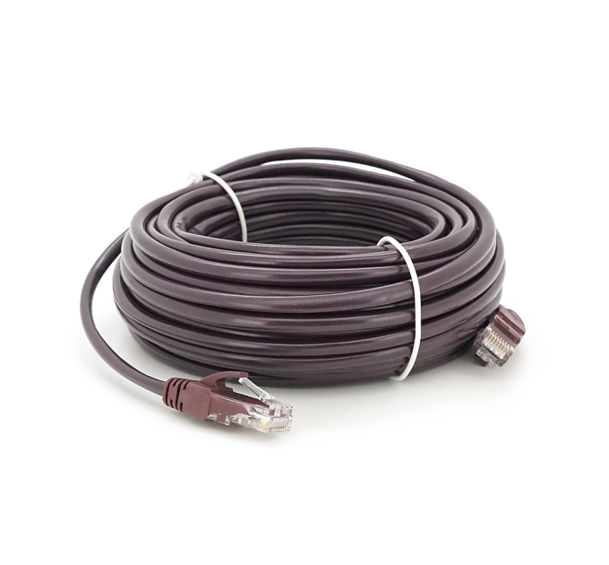 Патч-корд литий RITAR, UTP, RJ45, Cat.5e, 15m, фіолетовий, Cu (мідь)