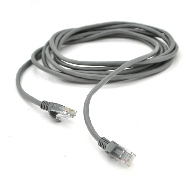 Патч-корд литий RITAR, UTP, RJ45, Cat.5e, 25m, сірий, Cu (мідь)