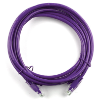 Патч-корд литий RITAR, UTP, RJ45, Cat.5e, 5m, фіолетовий, Cu (мідь)