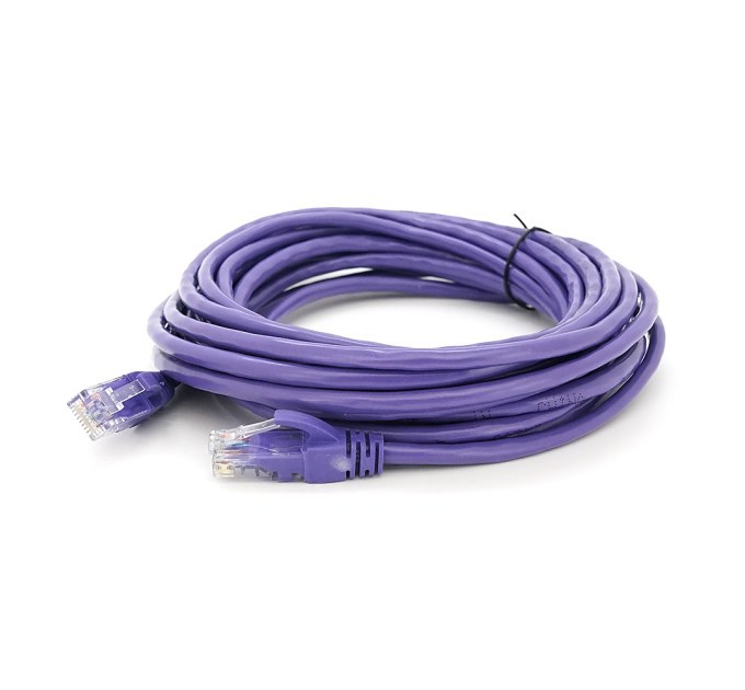 Патч-корд литий RITAR, UTP, RJ45, Cat.5e, 7,5m, фіолетовий, Cu (мідь)