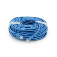 Патч-корд литий RITAR, UTP, RJ45, Cat.6, 30м, синій, Cu (мідь)