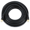 Патч-корд литий VEGGIEG, CCA, SSTP, RJ45, Cat.8, 10m, чорний