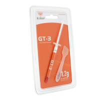 Паста термопровідна PCcooler GT3 1.2g, шприц, Grey, >9.8,0W / m-K, <0.006°C-in² / W, -50°≈180°, В'язкість -85K cPs, Box
