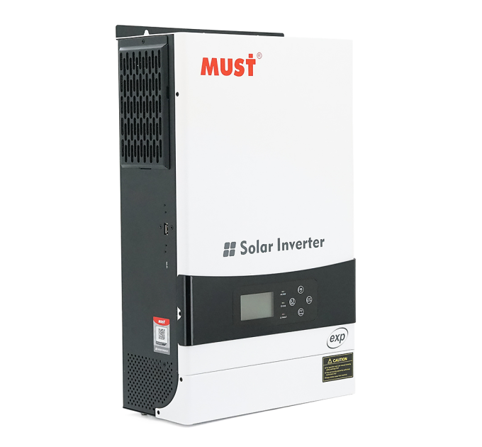 Гібридний інвертор MUST PH19-6048EXP, 6000W, 48V, струм заряду 1-60А, 160-275V, MPPT (80А, 450 Vdc), 490х300х150
