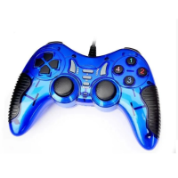 Геймпад провідний для ПК U-900 USB 2.0 DualShock (Blue)