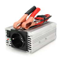 Інвертор напруги POWERMASTER, 24V / 220V, 350W з модифікованою синусоїдою, 1 Shuko, клеми