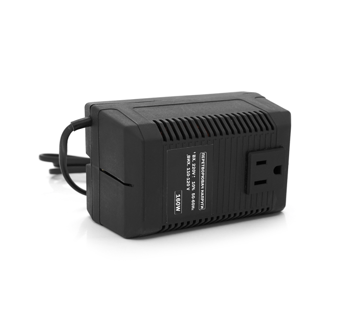 Перетворювач напруги понижуючий MERLION PN-160 Input 220 V / Output 110V, 160W, трансформаторний