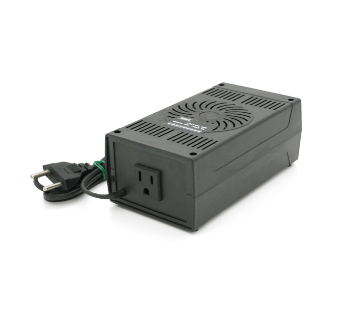 Перетворювач напруги понижуючий MERLION PN-250, Input 220 V / Output 110V, 250W, трансформаторний