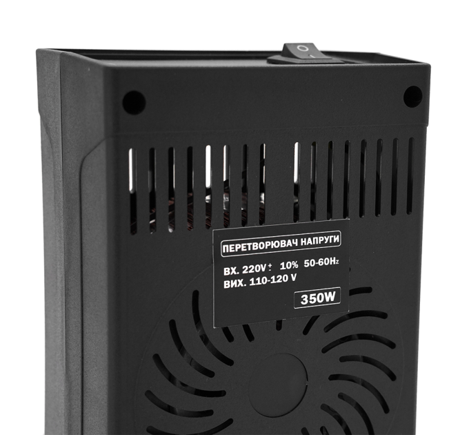 Перетворювач напруги понижуючий MERLION PN-350, Input 220 V / Output 110V, 350W, трансформаторний