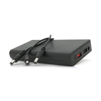 Портативний Power Bank 18W для роутерів, Output: USB 5V / 2A, DC9V,2.7A / 12V1.5A, 21000mAh(7*3000mAh), 155х75х23мм, 460грам, Black, BOX