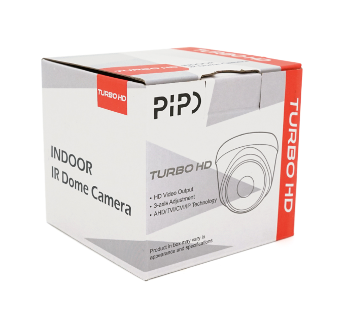 2MP мультиформатна камера PiPo в пластиковому куполі PP-D1C06F200ME 2,8 (мм)