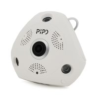 5MP / 8MP мультиформатна камера PiPo у пластиковому корпусі риб'яче око 170градусів PP-D1U03F500F A-A 1,8 (мм)