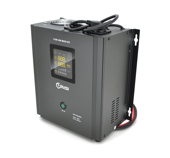 ДБЖ з правильною синусоїдою Europower PSW-EP2000WM24 (Потужність 1400 Вт) 20А, настінний, під зовнішню АКБ 24В, Q1