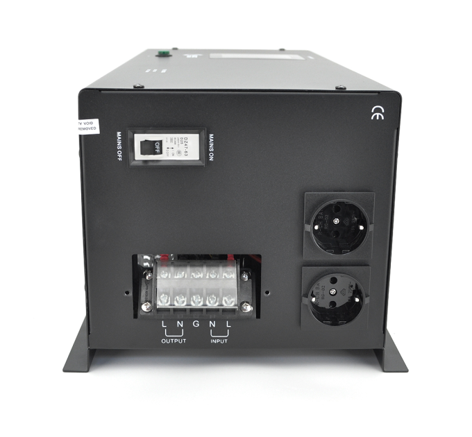 ДБЖ з правильною синусоїдою Europower PSW-EP3000WM24 (2100 Вт) 20А, настінний, під зовнішню АКБ 24В, Q1 640*335*325 19,9 кг