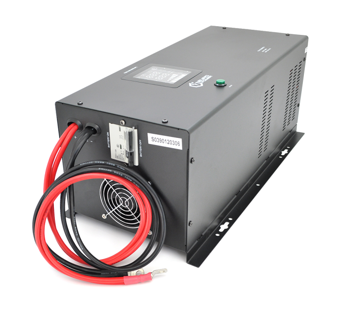 ДБЖ з правильною синусоїдою Europower PSW-EP3000WM24 (2100 Вт) 20А, настінний, під зовнішню АКБ 24В, Q1 640*335*325 19,9 кг