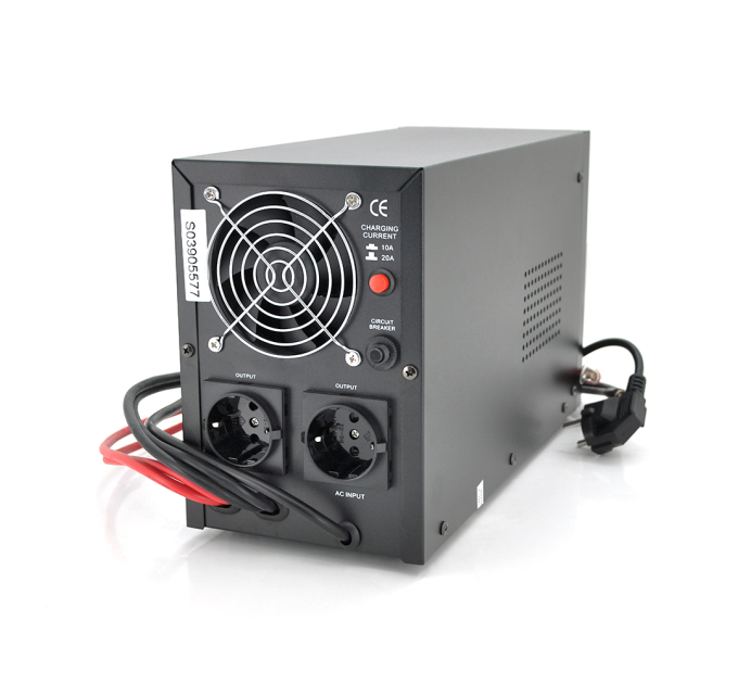 ДБЖ з правильною синусоїдою Europower PSW-EPB500TW12 (300 Вт) 5 / 10А, під зовнішню АКБ 12В, Q2 (415*200*280) 5,23 кг (346*145*220)