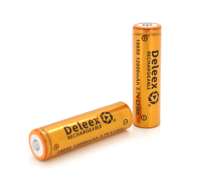 Акумулятор Li-ion POWERMASTER DELEEX 18650, 1200 мАг, 2 шт у блістері, ціна за блістер