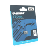 Карта пам'яті Patriot LX microSDHC Class 10 UHS-I, 32GB Карта пам'яті Patriot LX microSDHC Class 10 UHS-I, 32GB