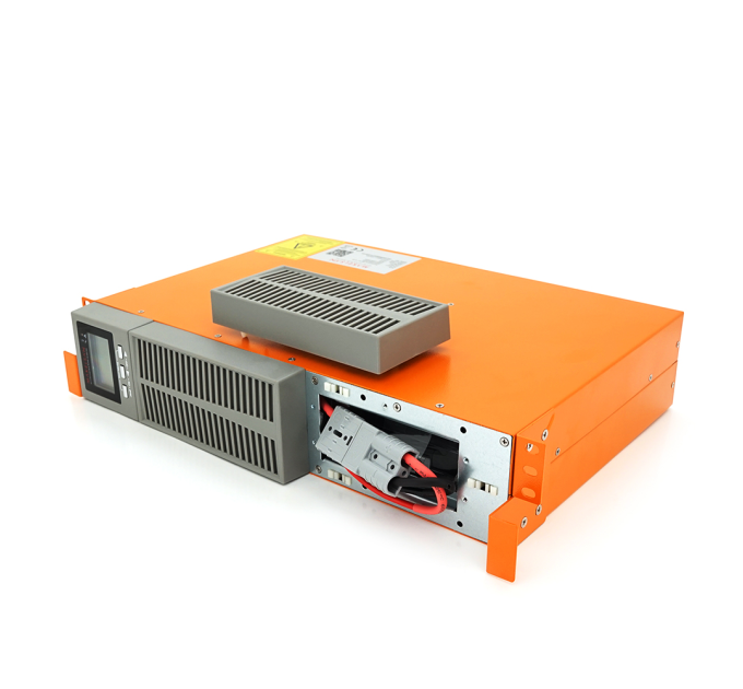 ДБЖ з правильною синусоїдою ONLINE MAKELSAN PowerPack Se-RT-1kVA-LCD, 1000VA (900Вт), 24В, Вбудована батарея 12V 7Ah х2шт, (545*428*194), 12.5кг, Q1