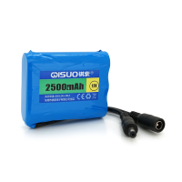 Акумуляторна батарея літієва QiSuo 12V 2.5A з елементами Li-ion 18650, DC5.5x2.1, (56x20x70mm) Акумуляторна батарея літієва QiSuo 12V 2.5A з елементами Li-ion 18650, DC5.5x2.1, (56x20x70mm)