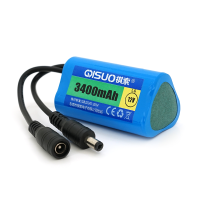 Акумуляторна батарея літієва QiSuo 12V 3.4A з елементами Li-ion LG 18650, DC5.5x2.1, (37x37x67mm) Акумуляторна батарея літієва QiSuo 12V 3.4A з елементами Li-ion LG 18650, DC5.5x2.1, (37x37x67mm)