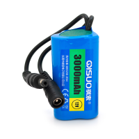 Акумуляторна батарея літієва QiSuo 12V 3A з елементами Li-ion 18650, DC5.5x2.1, (37x37x67mm) Акумуляторна батарея літієва QiSuo 12V 3A з елементами Li-ion 18650, DC5.5x2.1, (37x37x67mm)
