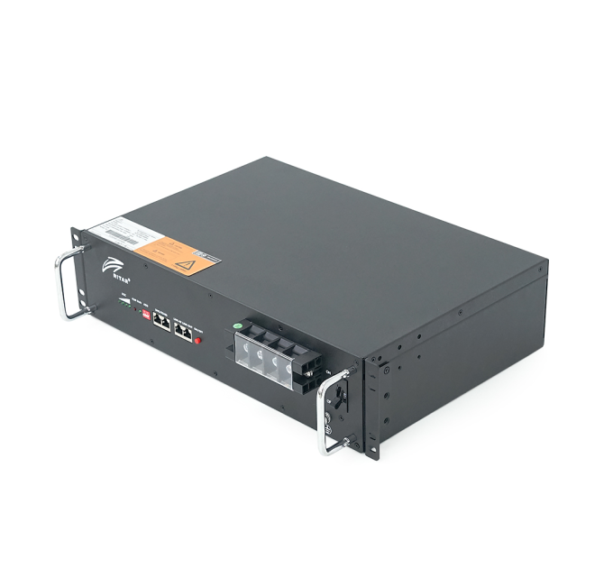 Акумуляторна батарея Ritar LiFePO4 25,6V 100Ah с Bluetooth, 2560Wh BMS100@8S для монтажу в стійку ( 522 х 240 х 219 (224) ), 23kg Q1