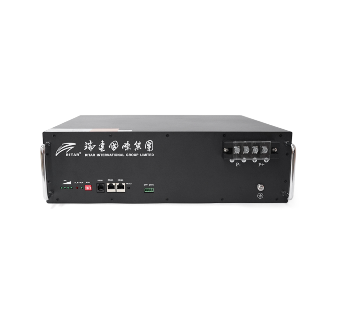 Акумуляторна батарея Ritar LiFePO4 51.2V 50Ah 2560Wh BMS25A@16S для монтажу у стійку ( 442 x400 х 130.5) Q1